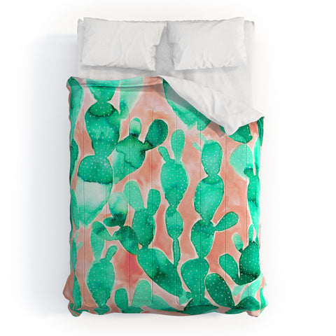 Jacqueline Maldonado Paddle Cactus Blush Comforter