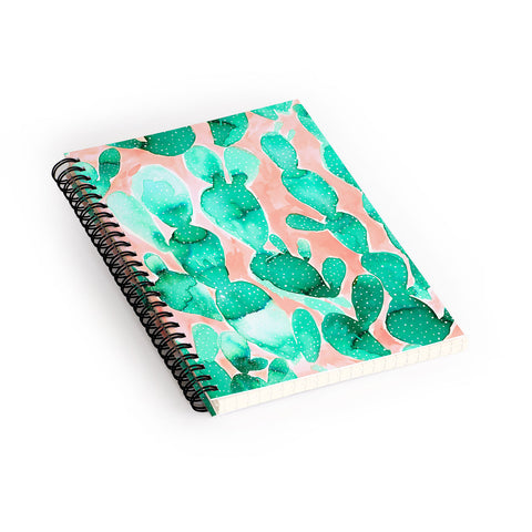 Jacqueline Maldonado Paddle Cactus Blush Spiral Notebook
