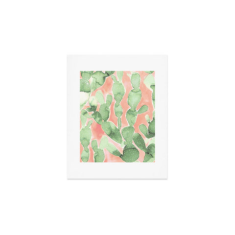 Jacqueline Maldonado Paddle Cactus Pale Green Art Print