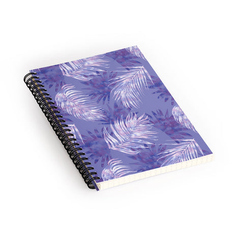 Jacqueline Maldonado Palms Overlay Purple Spiral Notebook