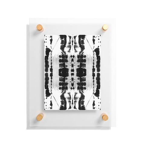 Jacqueline Maldonado Paradigm Black and White Floating Acrylic Print