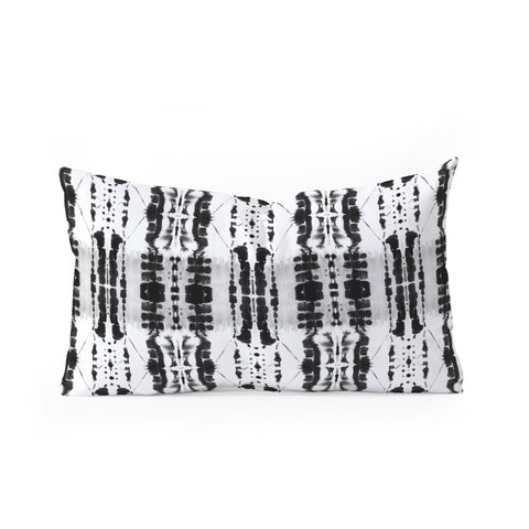 Jacqueline Maldonado Paradigm Black and White Oblong Throw Pillow