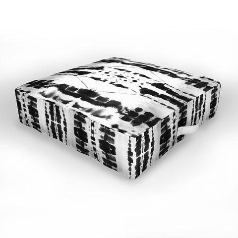 Jacqueline Maldonado Paradigm Black and White Outdoor Floor Cushion
