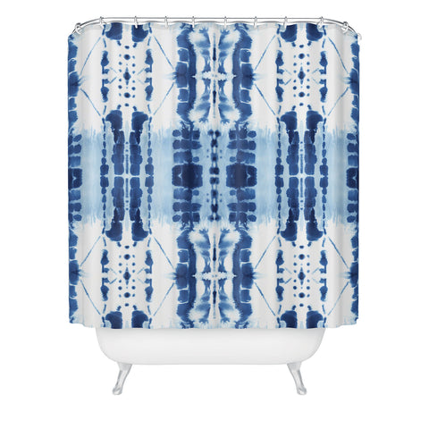 Jacqueline Maldonado Paradigm Blue Shower Curtain