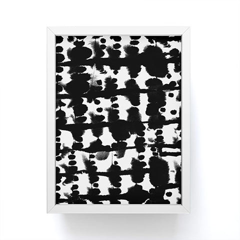 Jacqueline Maldonado Parallel Black and White Framed Mini Art Print
