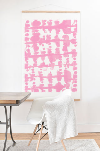 Jacqueline Maldonado Parallel Bubble Gum Art Print And Hanger