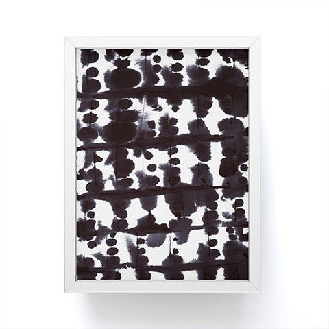 Jacqueline Maldonado Parallel Cool Black Framed Mini Art Print