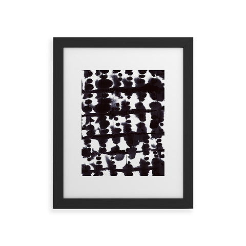 Jacqueline Maldonado Parallel Cool Black Framed Art Print