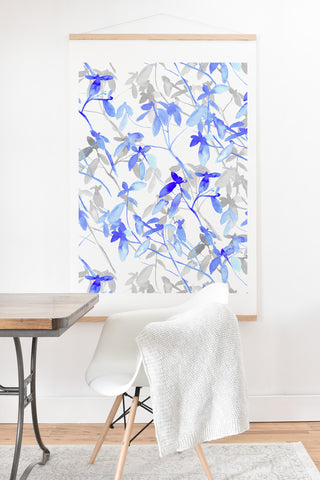 Jacqueline Maldonado Premonition Blue Art Print And Hanger