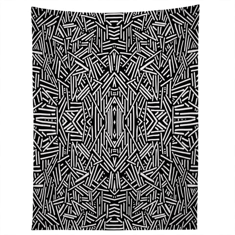 Jacqueline Maldonado Radiate Black White Tapestry