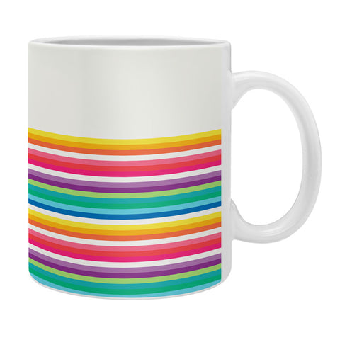 Jacqueline Maldonado Rainbow Stripe Coffee Mug