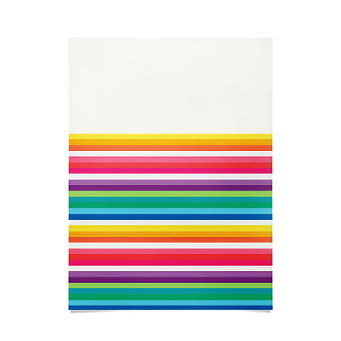 Jacqueline Maldonado Rainbow Stripe Poster