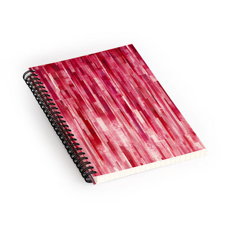 Jacqueline Maldonado Red Rain Spiral Notebook