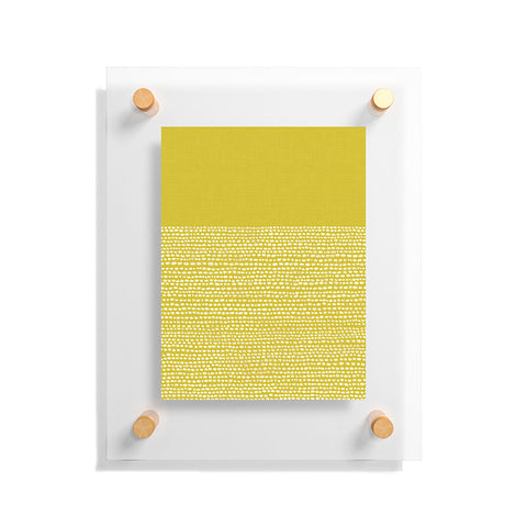 Jacqueline Maldonado Riverside Yellow Floating Acrylic Print
