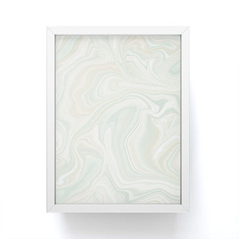 Jacqueline Maldonado Sand Sea Sky Marble Framed Mini Art Print