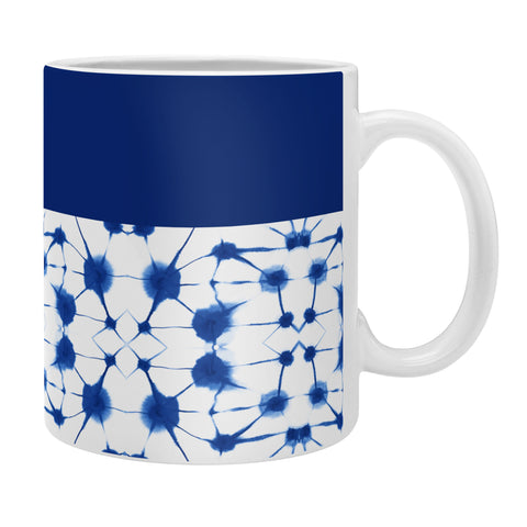 Jacqueline Maldonado Shibori Colorblock Blue Coffee Mug