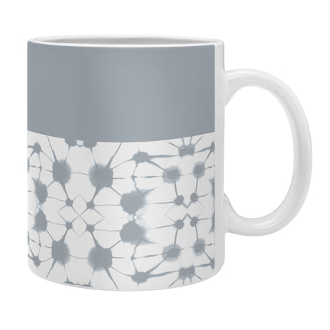 Jacqueline Maldonado Shibori Colorblock Grey Coffee Mug