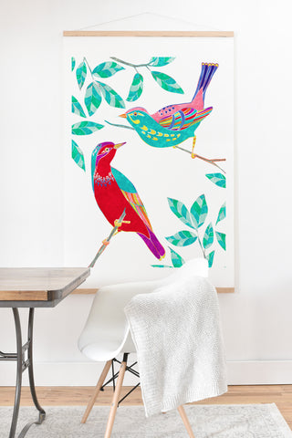 Jacqueline Maldonado Songbirds 1 Art Print And Hanger