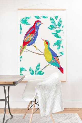 Jacqueline Maldonado Songbirds 2 Art Print And Hanger