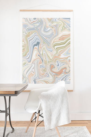 Jacqueline Maldonado Sway Marble Art Print And Hanger