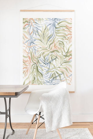 Jacqueline Maldonado Sway Palms Art Print And Hanger