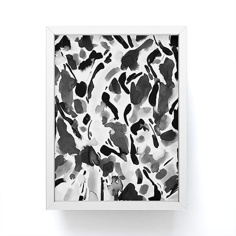Jacqueline Maldonado Synthesis Black and White Framed Mini Art Print