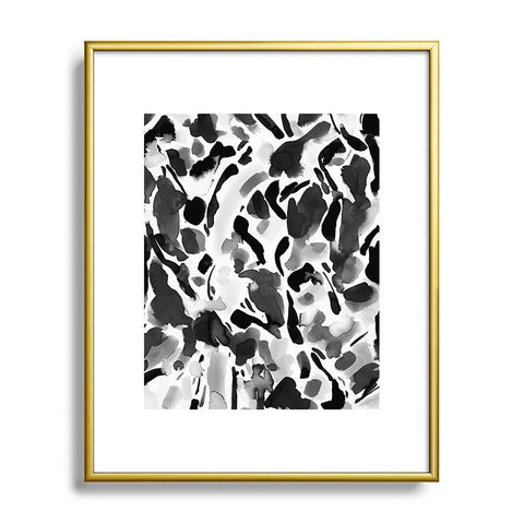 Jacqueline Maldonado Synthesis Black and White Metal Framed Art Print
