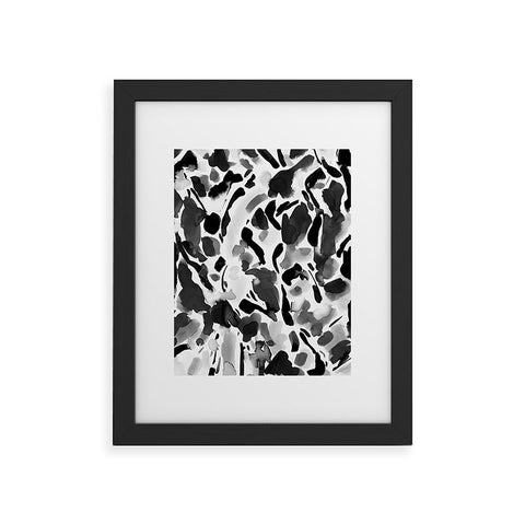 Jacqueline Maldonado Synthesis Black and White Framed Art Print