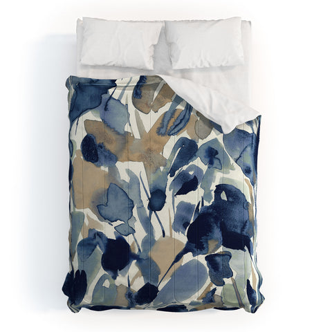 Jacqueline Maldonado Textural Abstract Watercolor Comforter