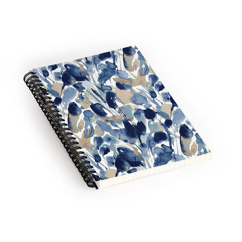 Jacqueline Maldonado Textural Abstract Watercolor Spiral Notebook