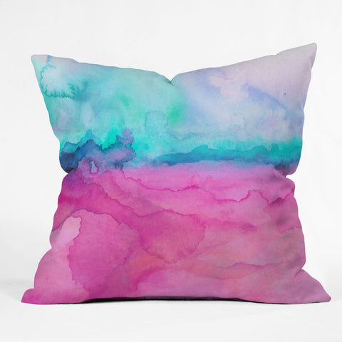 Jacqueline Maldonado Tidal Color Outdoor Throw Pillow
