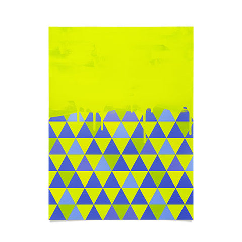 Jacqueline Maldonado Triangle Dip Lime Poster