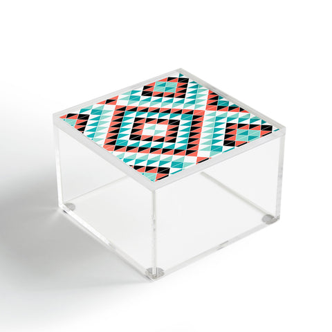 Jacqueline Maldonado Tribal Triangles 1 Acrylic Box