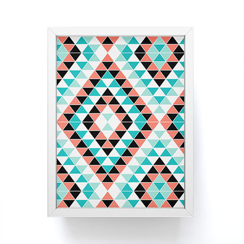 Jacqueline Maldonado Tribal Triangles 1 Framed Mini Art Print