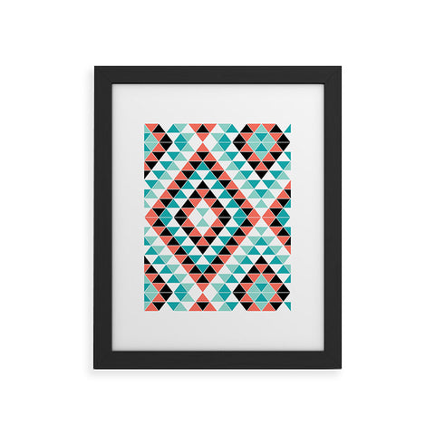 Jacqueline Maldonado Tribal Triangles 1 Framed Art Print