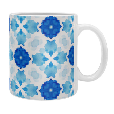 Jacqueline Maldonado Watercolor Geometry Blue Coffee Mug