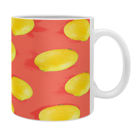 Jacqueline Maldonado Watercolor Lemons Coffee Mug