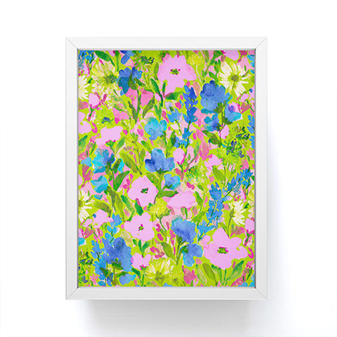 Jacqueline Maldonado Wild Garden Lime Framed Mini Art Print