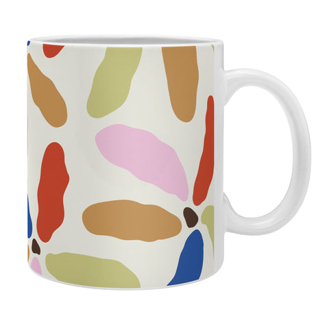 Jae Polgar Abstract Floral Light Coffee Mug