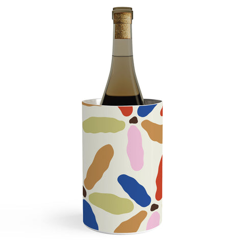 Jae Polgar Abstract Floral Light Wine Chiller