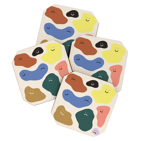 Jae Polgar Emotional Shapes Coaster Set