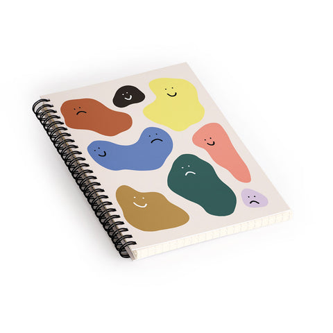 Jae Polgar Emotional Shapes Spiral Notebook
