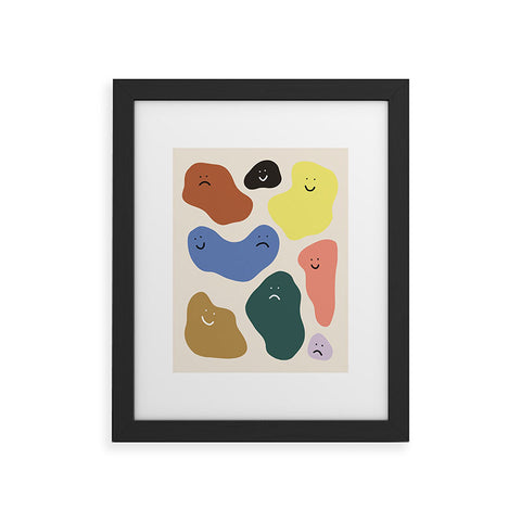 Jae Polgar Emotional Shapes Framed Art Print