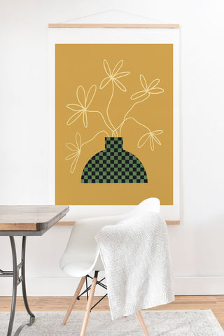 Jae Polgar Floral Vase Art Print And Hanger