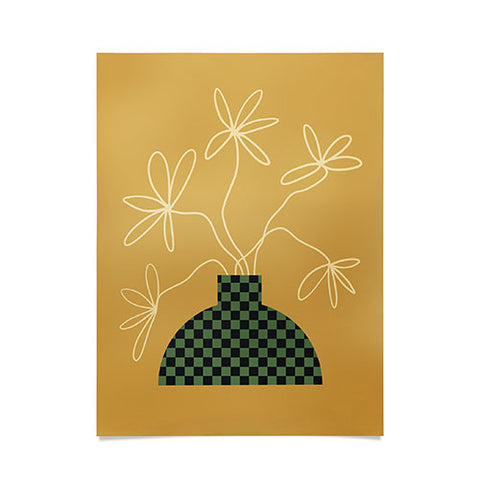 Jae Polgar Floral Vase Poster