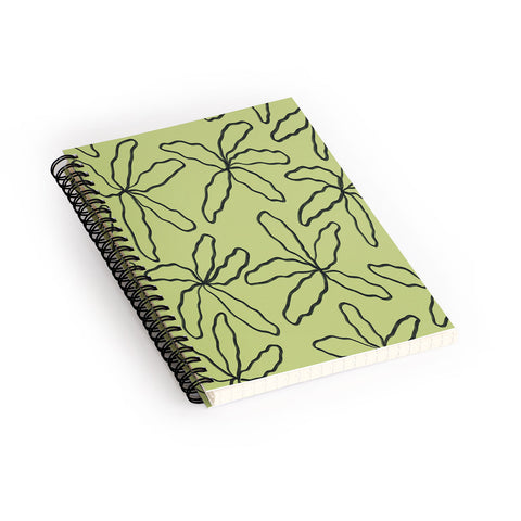 Jae Polgar Party Green Spiral Notebook