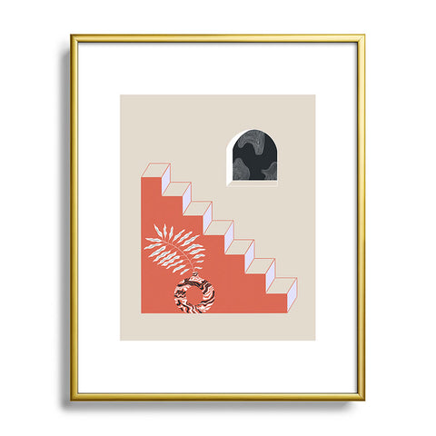 Jae Polgar Stairway To Metal Framed Art Print