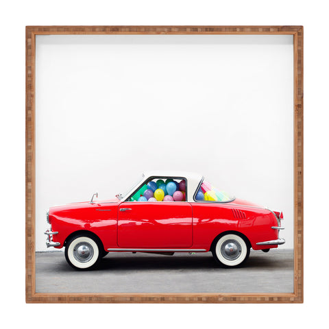 Jeff Mindell Photography Balloon Car Vertical Square Tray