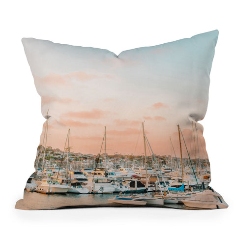 Jeff Mindell Photography Cotton Candy Sky I Throw Pillow