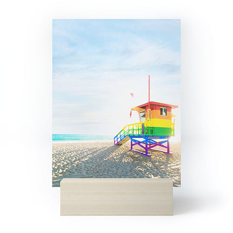 Jeff Mindell Photography Lifeguard Stand Venice Beach Mini Art Print